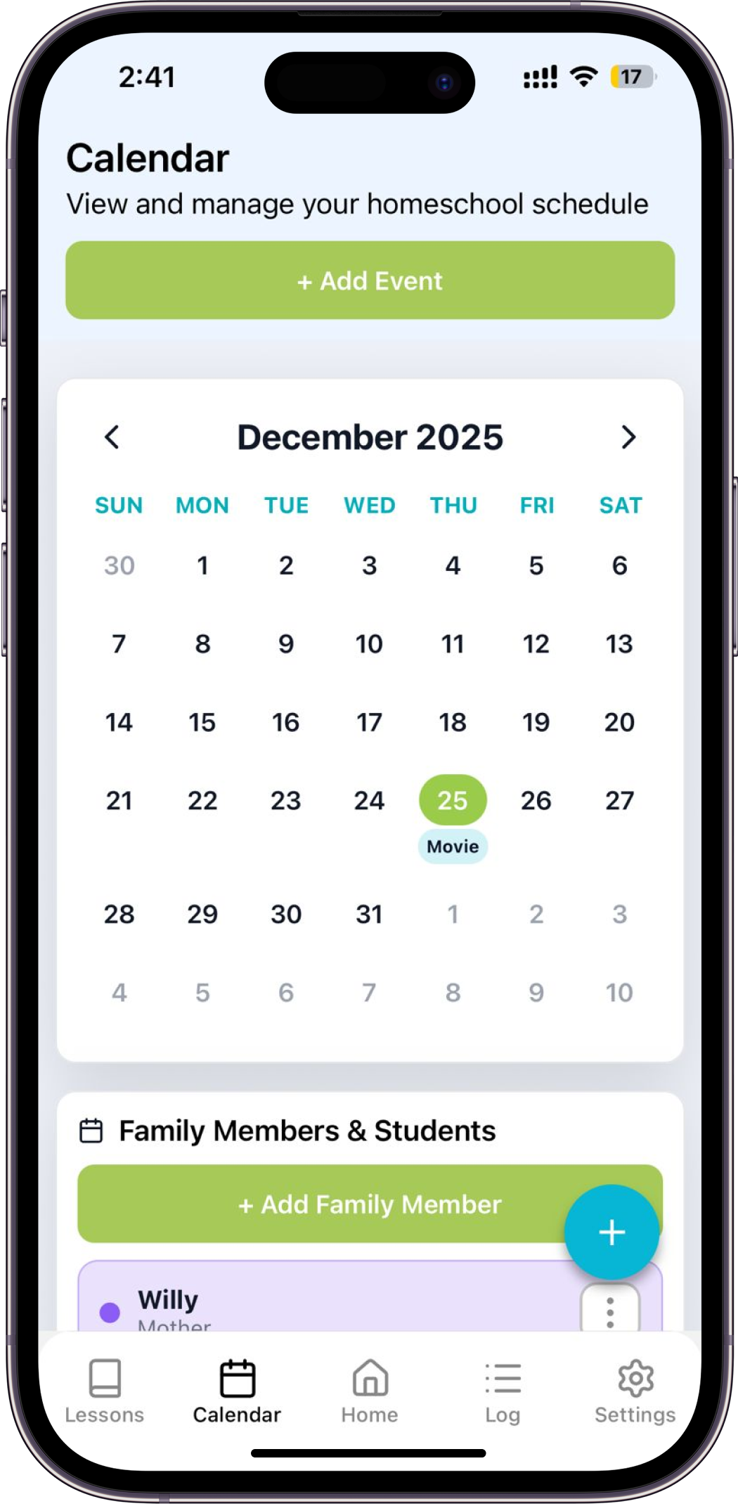 LivingEd learning dashboard preview